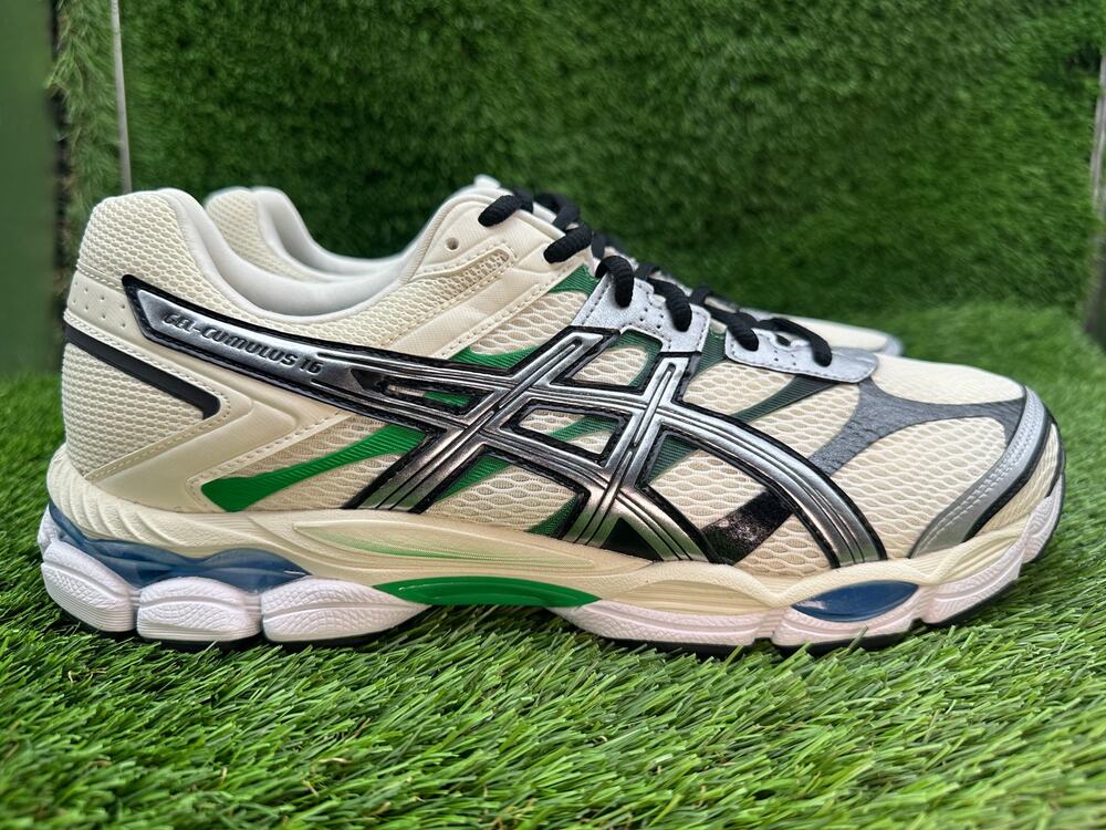 Asics Gel-Cumulus 16 1203A888-750 Athletic Sneaker Men's 11 Beige Mesh Training